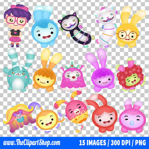 Abby Hatcher Clipart PNG Bundle #2