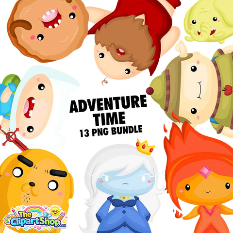 Adventure Time Clipart PNG Bundle #2