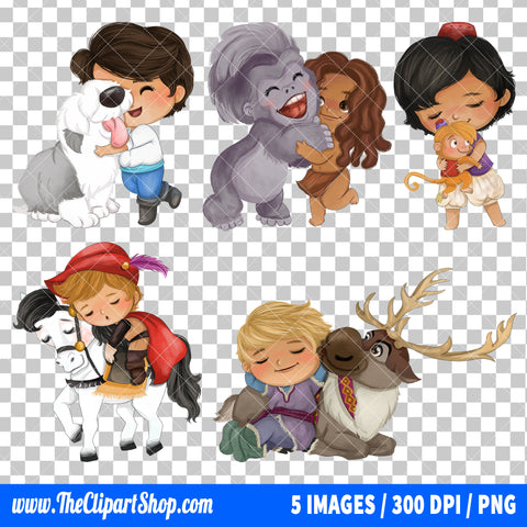 Disney Prince Clipart PNG Bundle #4