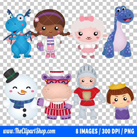 Doc McStuffins Clipart PNG Bundle