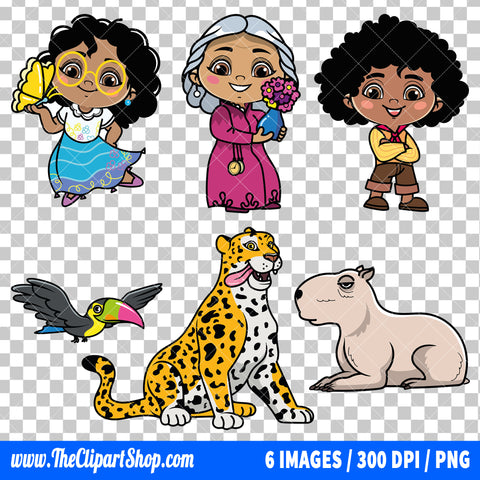 Encanto Clipart PNG Bundle #3