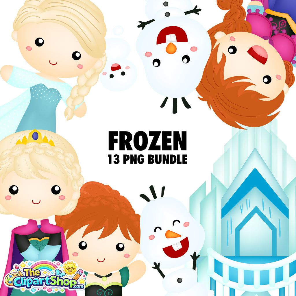 Frozen Clipart PNG Bundle #3