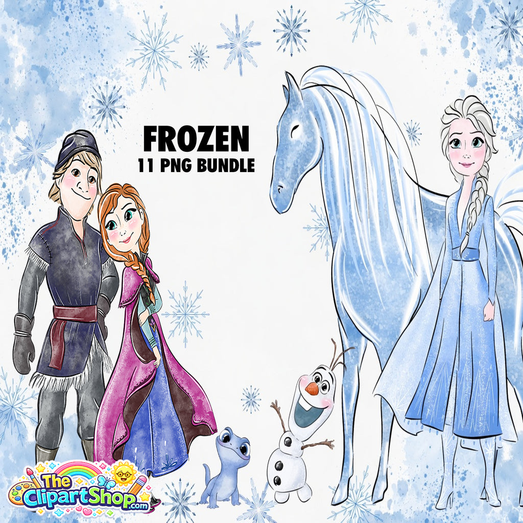 Frozen Clipart PNG Bundle #4