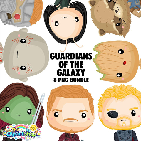 Guardians of the Galaxy Clipart PNG Bundle #2