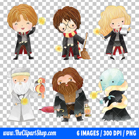 Harry Potter Clipart PNG Bundle #2