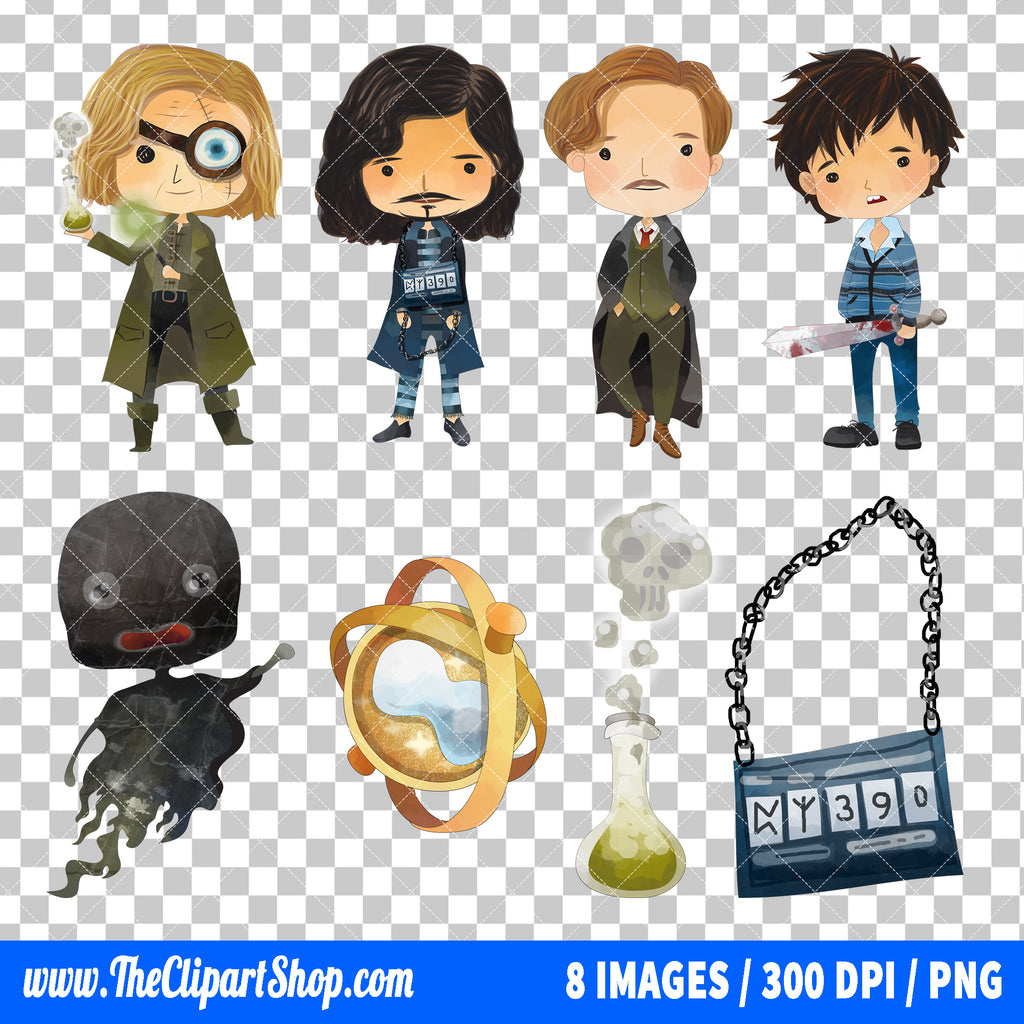 Harry Potter Clipart PNG Bundle #5