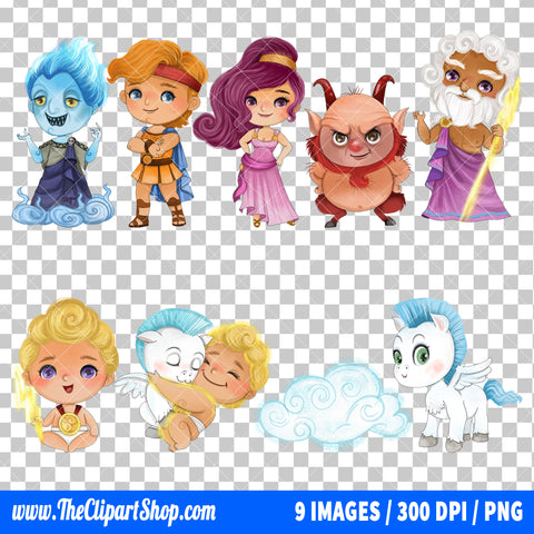 Hercules Clipart PNG Bundle