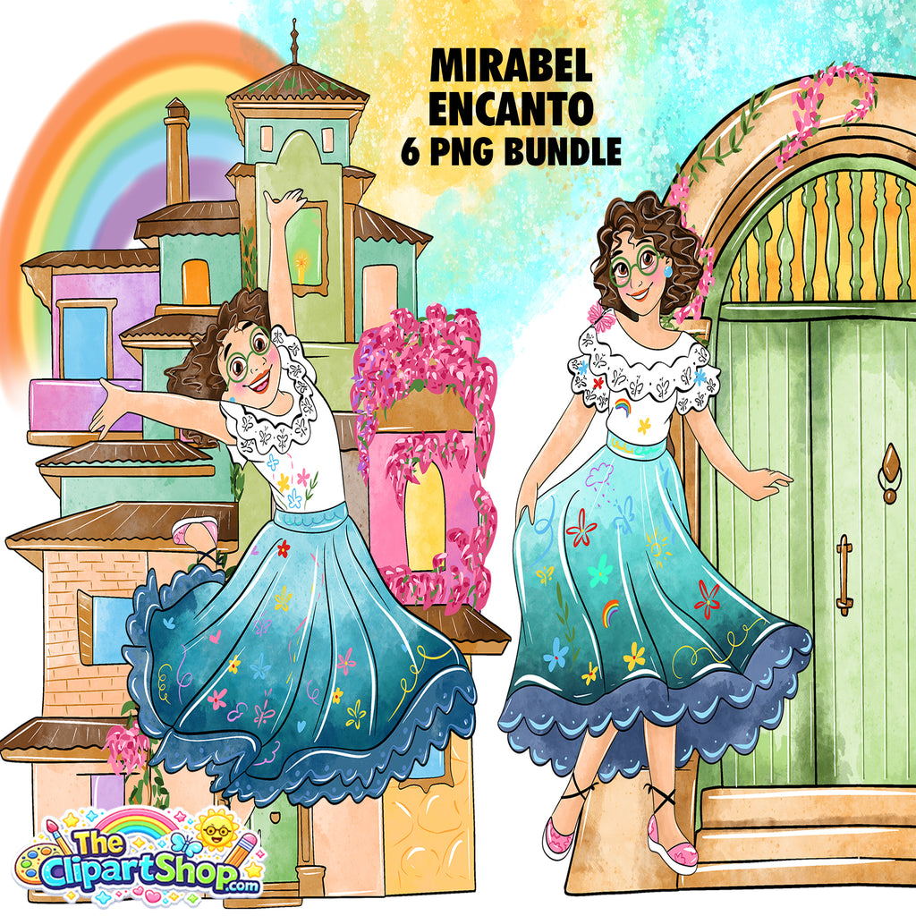 Mirabel Encanto Clipart PNG Bundle
