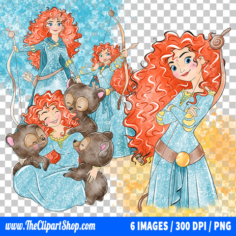 Premium Brave Clipart PNG Bundle