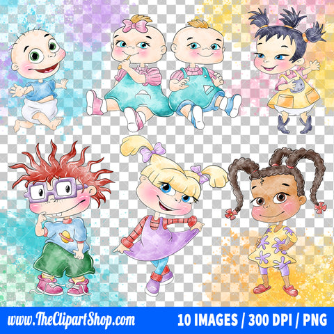 Premium Rugrats Clipart PNG Bundle