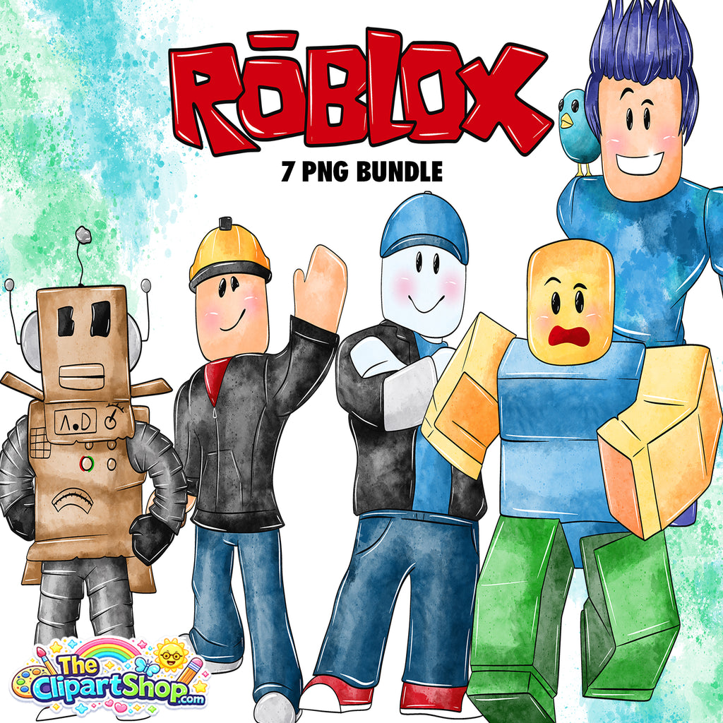 Roblox Clipart PNG Bundle