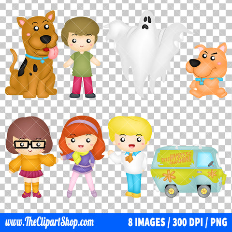 Scooby Doo Clipart PNG Bundle