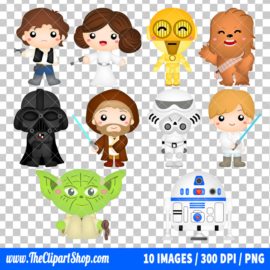 Star Wars Clipart PNG Bundle #3