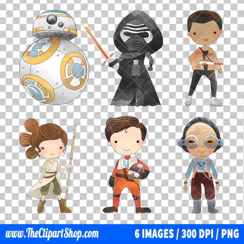 Star Wars Clipart PNG Bundle #5