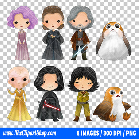 Star Wars Clipart PNG Bundle #6