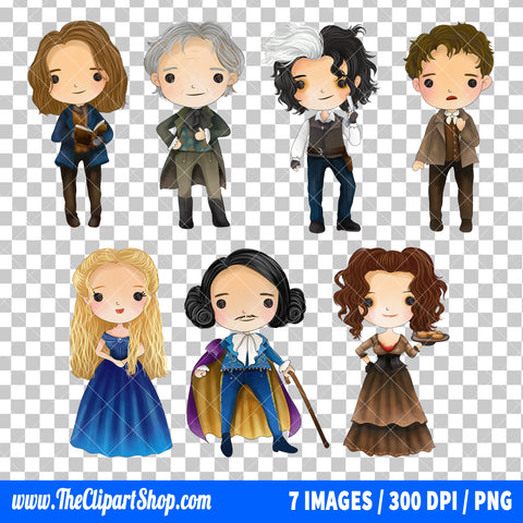 Sweeney Todd Clipart PNG Bundle