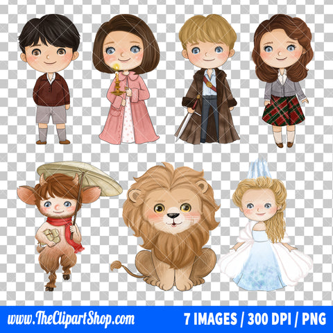 The Chronicles of Narnia Clipart PNG Bundle
