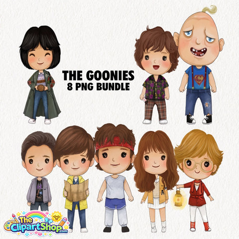 The Goonies Clipart PNG Bundle #2
