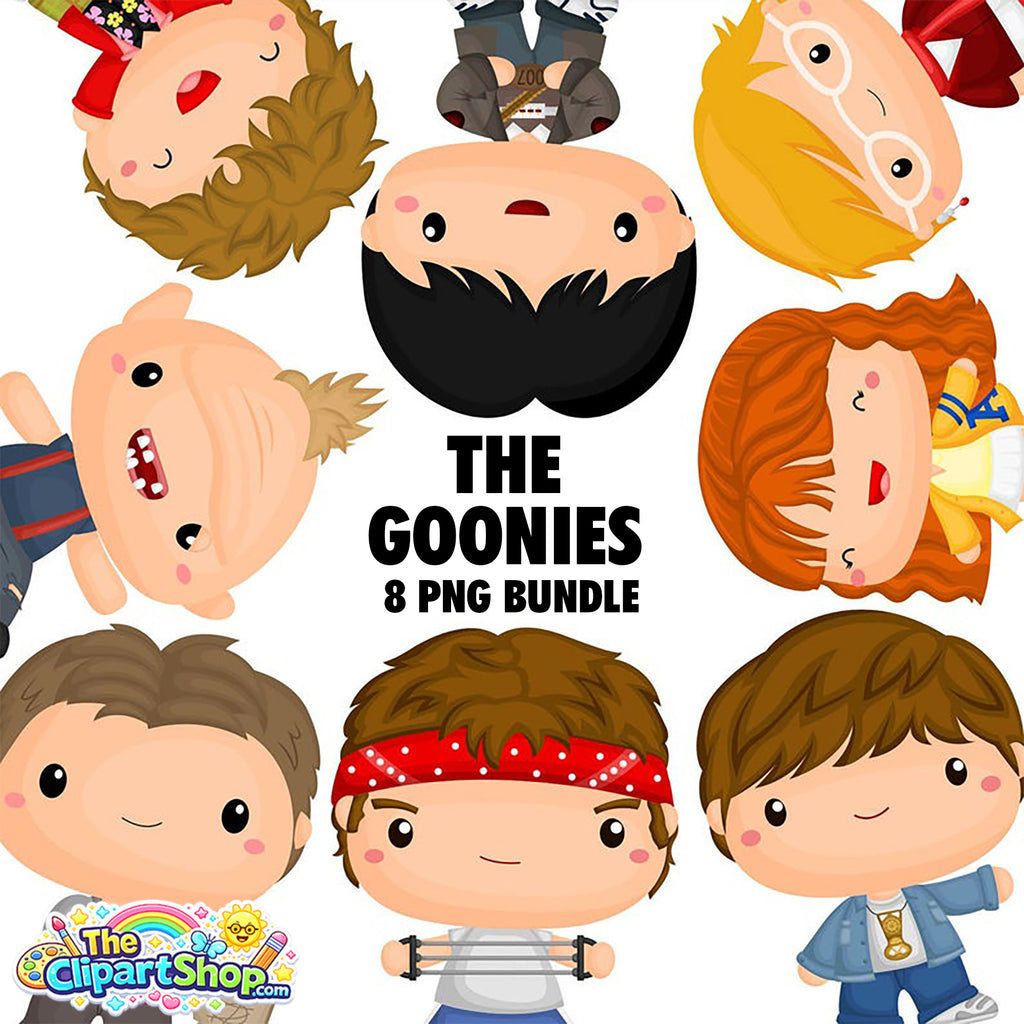 The Goonies Clipart PNG Bundle