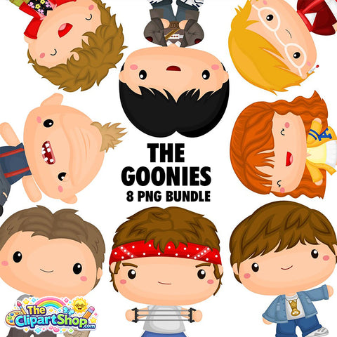 The Goonies Clipart PNG Bundle
