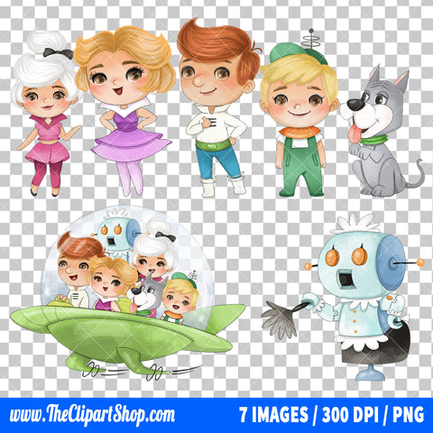 The Jetsons Clipart PNG Bundle #2