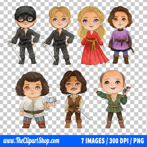 The Princess Bride Clipart PNG Bundle