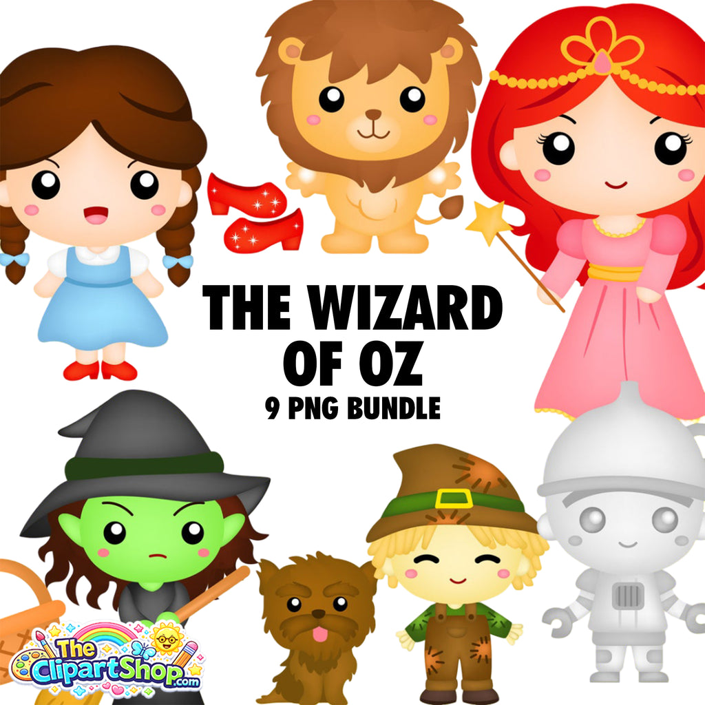The Wizard of Oz Clipart PNG Bundle