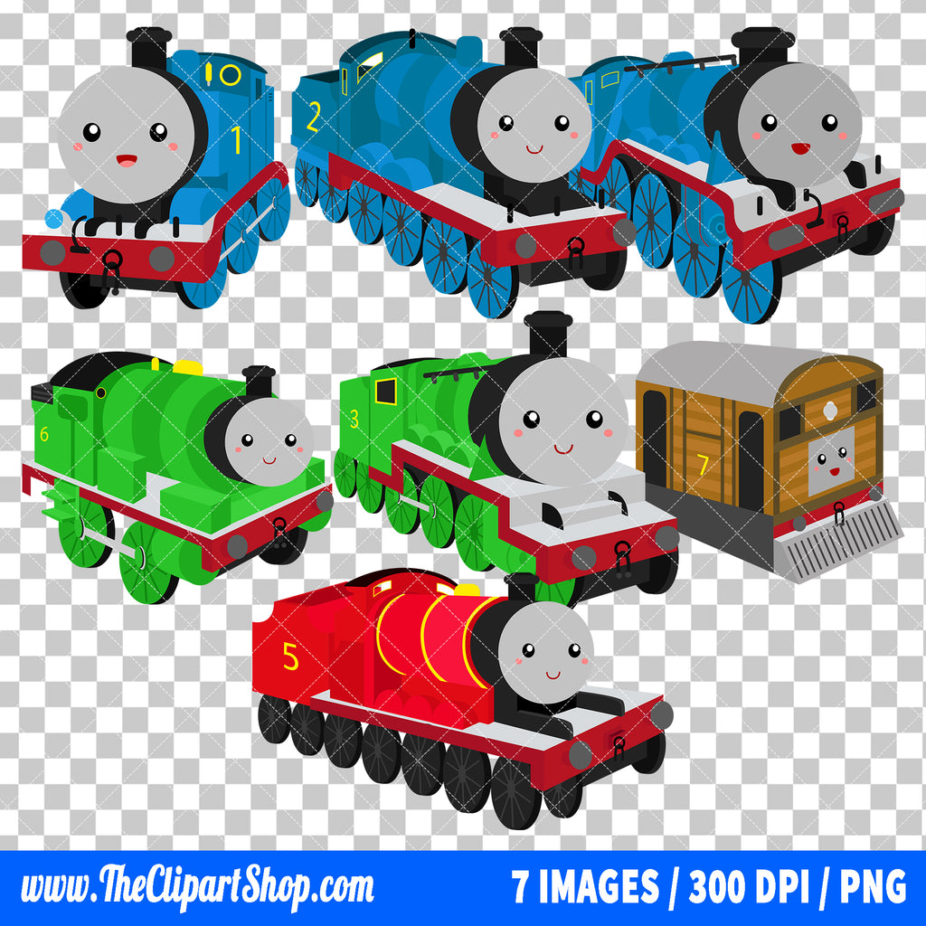 Thomas And Friends Clipart PNG Bundle