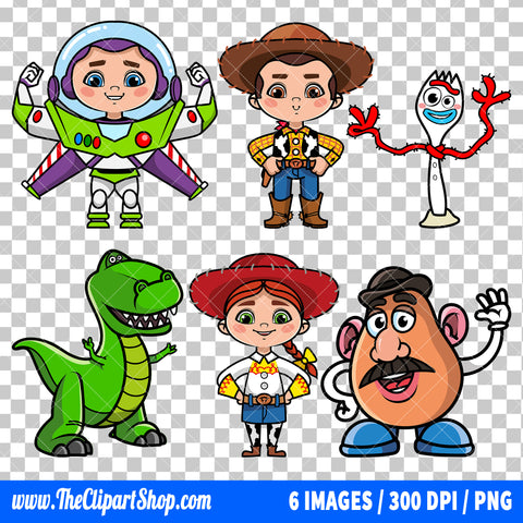 Toy Story Clipart PNG Bundle #2