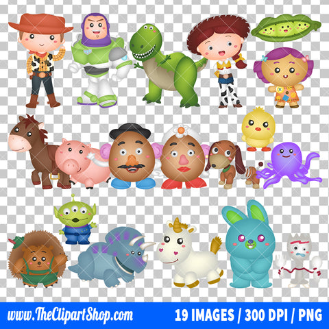 Toy Story Clipart PNG Bundle #3