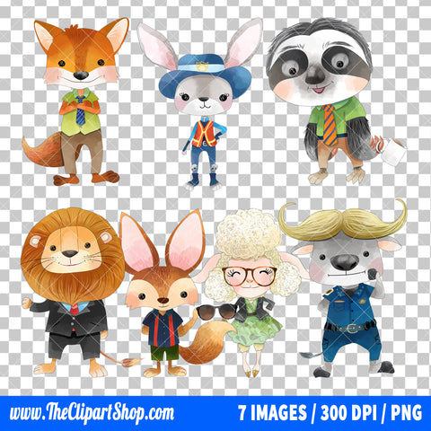 Zootopia Clipart PNG Bundle #2